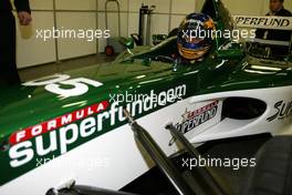 30.10.2004 Nurburgring, Germany, Saturday,  30 October 2004, Karl Wendliner, Development Driver  in the New FORMULA SUPERFUND car - SUPERFUND EURO 3000 Championship Rd 9, Nurburgring, Germany, GER - SUPERFUND COPYRIGHT FREE editorial use only