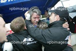 30.10.2004 Nurburgring, Germany, Saturday,  30 October 2004, ADM celebrate Norbert Siedler's win - SUPERFUND EURO 3000 Championship Rd 9, Nurburgring, Germany, GER - SUPERFUND COPYRIGHT FREE editorial use only