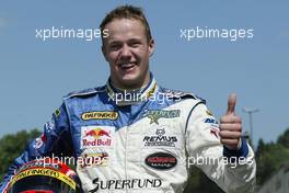 17.07.2004 Spa, Belgium, Saturday 17 July 2004, Norbert Siedler, AUT, ADM Motorsport on pole position - SUPERFUND EURO 3000 Championship Rd 5, Spa Francorchamps, Belgium, BEL - SUPERFUND COPYRIGHT FREE editorial use only