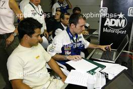 18.07.2004 Spa, Belgium, Sunday 18 July 2004, Final team tactics are made - SUPERFUND EURO 3000 Championship Rd 5, Spa Francorchamps, Belgium, BEL - SUPERFUND COPYRIGHT FREE editorial use only