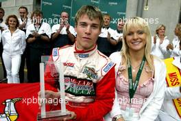 19.09.2004 Zolder, Belgium, Sunday,  18 September 2004, Alex Lloyd, GBR, John Village Automotive wins man of the race for the second time - SUPERFUND EURO 3000 Championship Rd 8, Zolder, Belgium, BEL - SUPERFUND COPYRIGHT FREE editorial use only