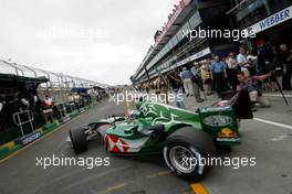 05.03.2004 Melbourne, Australia, F1, Friday, March, Practice, Christian Klien, AUT, Jaguar Racing, R5, Action, Track . Formula 1 World Championship, Rd 1, Australian Grand Prix. www.xpb.cc, EMail: info@xpb.cc - copy of publication required for printed pictures. Every used picture is fee-liable. c Copyright: xpb.cc