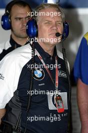 05.03.2004 Melbourne, Australia, F1, Friday, March, Patrick Head, GBR, BMW WilliamsF1, Technical Director. Formula 1 World Championship, Rd 1, Australian Grand Prix. www.xpb.cc, EMail: info@xpb.cc - copy of publication required for printed pictures. Every used picture is fee-liable. c Copyright: Kucera / xpb.cc - LEGAL NOTICE: THIS PICTURE IS NOT FOR AUSTRIA PRINT USE, KEINE PRINT BILDNUTZUNG IN OESTERREICH!