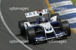 05.03.2004 Melbourne, Australia, F1, Friday, March, Practice, Juan-Pablo Montoya, COL, BMW WilliamsF1 . Formula 1 World Championship, Rd 1, Australian Grand Prix. www.xpb.cc, EMail: info@xpb.cc - copy of publication required for printed pictures. Every used picture is fee-liable.  c Copyright: photo4 / xpb.cc - LEGAL NOTICE: THIS PICTURE IS NOT FOR ITALY  AND GREECE  PRINT USE, KEINE PRINT BILDNUTZUNG IN ITALIEN  UND  GRIECHENLAND!
