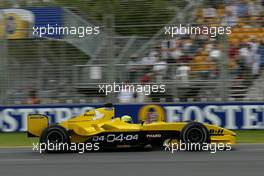 05.03.2004 Melbourne, Australia, F1, Friday, March, Practice, Giorgio Pantano, ITA, Jordan., EJ14, Action, Track Formula 1 World Championship, Rd 1, Australian Grand Prix. www.xpb.cc, EMail: info@xpb.cc - copy of publication required for printed pictures. Every used picture is fee-liable.  c Copyright: photo4 / xpb.cc - LEGAL NOTICE: THIS PICTURE IS NOT FOR ITALY  AND GREECE  PRINT USE, KEINE PRINT BILDNUTZUNG IN ITALIEN  UND  GRIECHENLAND!