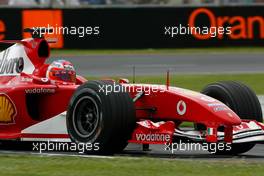 05.03.2004 Melbourne, Australia, F1, Friday, March, Practice, Rubens Barrichello, BRA, Scuderia Ferrari Marlboro, F2004, Action, Track  . Formula 1 World Championship, Rd 1, Australian Grand Prix. www.xpb.cc, EMail: info@xpb.cc - copy of publication required for printed pictures. Every used picture is fee-liable.  c Copyright: photo4 / xpb.cc - LEGAL NOTICE: THIS PICTURE IS NOT FOR ITALY  AND GREECE  PRINT USE, KEINE PRINT BILDNUTZUNG IN ITALIEN  UND  GRIECHENLAND!