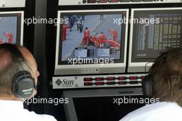 05.03.2004 Melbourne, Australia, F1, Friday, March, Ron Dennis, GBR, McLaren, Teamchief, Chairman, Portrait, and Norbert Haug, GER, Mercedes, Motorsport chief, Practice, Formula 1 World Championship, Rd 1, Australian Grand Prix. www.xpb.cc, EMail: info@xpb.cc - copy of publication required for printed pictures. Every used picture is fee-liable. c Copyright: xpb.cc