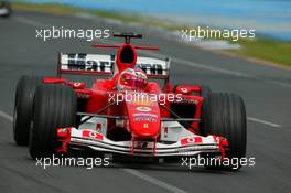 05.03.2004 Melbourne, Australia, F1, Friday, March, Practice, Rubens Barrichello, BRA, Scuderia Ferrari Marlboro, F2004, Action, Track  . Formula 1 World Championship, Rd 1, Australian Grand Prix. www.xpb.cc, EMail: info@xpb.cc - copy of publication required for printed pictures. Every used picture is fee-liable.  c Copyright: photo4 / xpb.cc - LEGAL NOTICE: THIS PICTURE IS NOT FOR ITALY  AND GREECE  PRINT USE, KEINE PRINT BILDNUTZUNG IN ITALIEN  UND  GRIECHENLAND!