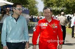 05.03.2004 Melbourne, Australia, F1, Friday, March, Practice, Jean Todt, FRA, Ferrari, Teamchief, General Manager, GES. Formula 1 World Championship, Rd 1, Australian Grand Prix. www.xpb.cc, EMail: info@xpb.cc - copy of publication required for printed pictures. Every used picture is fee-liable.  c Copyright: photo4 / xpb.cc - LEGAL NOTICE: THIS PICTURE IS NOT FOR ITALY  AND GREECE  PRINT USE, KEINE PRINT BILDNUTZUNG IN ITALIEN  UND  GRIECHENLAND!