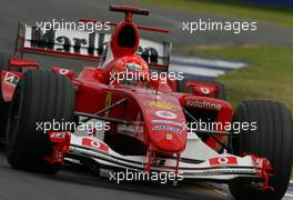 05.03.2004 Melbourne, Australia, F1, Friday, March, Michael Schumacher, GER, Scuderia Ferrari Marlboro, F2004, Action, Track, Practice, Formula 1 World Championship, Rd 1, Australian Grand Prix. www.xpb.cc, EMail: info@xpb.cc - copy of publication required for printed pictures. Every used picture is fee-liable. c Copyright: xpb.cc