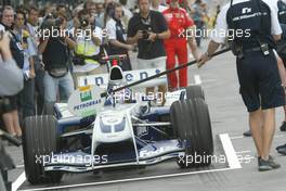 05.03.2004 Melbourne, Australia, F1, Friday, March, Juan-Pablo Montoya, COL, Juan Pablo, BMW WilliamsF1 Team, FW26, Action, Track. Practice, Formula 1 World Championship, Rd 1, Australian Grand Prix. www.xpb.cc, EMail: info@xpb.cc - copy of publication required for printed pictures. Every used picture is fee-liable. c Copyright: xpb.cc