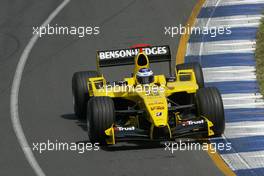05.03.2004 Melbourne, Australia, F1, Friday, March, Practice, Nick Heidfeld, GER, Jordan Ford, EJ14, Action, Track . Formula 1 World Championship, Rd 1, Australian Grand Prix. www.xpb.cc, EMail: info@xpb.cc - copy of publication required for printed pictures. Every used picture is fee-liable.  c Copyright: photo4 / xpb.cc - LEGAL NOTICE: THIS PICTURE IS NOT FOR ITALY  AND GREECE  PRINT USE, KEINE PRINT BILDNUTZUNG IN ITALIEN  UND  GRIECHENLAND!
