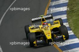 05.03.2004 Melbourne, Australia, F1, Friday, March, Practice, Timo Glock, GER, Test Driver, Jordan Ford, EJ14, Action, Track . Formula 1 World Championship, Rd 1, Australian Grand Prix. www.xpb.cc, EMail: info@xpb.cc - copy of publication required for printed pictures. Every used picture is fee-liable.  c Copyright: photo4 / xpb.cc - LEGAL NOTICE: THIS PICTURE IS NOT FOR ITALY  AND GREECE  PRINT USE, KEINE PRINT BILDNUTZUNG IN ITALIEN  UND  GRIECHENLAND!