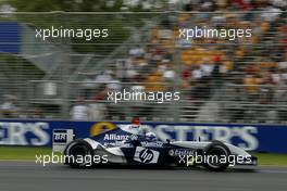 05.03.2004 Melbourne, Australia, F1, Friday, March, Practice, Juan-Pablo Montoya, COL, Juan Pablo, BMW WilliamsF1 Team, FW26, Action, Track . Formula 1 World Championship, Rd 1, Australian Grand Prix. www.xpb.cc, EMail: info@xpb.cc - copy of publication required for printed pictures. Every used picture is fee-liable.  c Copyright: photo4 / xpb.cc - LEGAL NOTICE: THIS PICTURE IS NOT FOR ITALY  AND GREECE  PRINT USE, KEINE PRINT BILDNUTZUNG IN ITALIEN  UND  GRIECHENLAND!