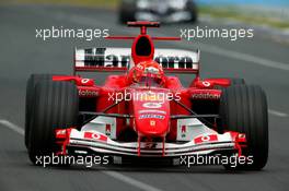 05.03.2004 Melbourne, Australia, F1, Friday, March, Michael Schumacher, GER, Scuderia Ferrari Marlboro, F2004, Action, Track . Formula 1 World Championship, Rd 1, Australian Grand Prix. www.xpb.cc, EMail: info@xpb.cc - copy of publication required for printed pictures. Every used picture is fee-liable. c Copyright: photo4 / xpb.cc - LEGAL NOTICE: THIS PICTURE IS NOT FOR ITALY  AND GREECE  PRINT USE, KEINE PRINT BILDNUTZUNG IN ITALIEN  UND  GRIECHENLAND!