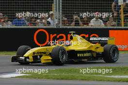 05.03.2004 Melbourne, Australia, F1, Friday, March, Timo Glock, GER, Test Driver, Jordan Ford, EJ14, Action, Track . Practice, Formula 1 World Championship, Rd 1, Australian Grand Prix. www.xpb.cc, EMail: info@xpb.cc - copy of publication required for printed pictures. Every used picture is fee-liable.  c Copyright: photo4 / xpb.cc - LEGAL NOTICE: THIS PICTURE IS NOT FOR ITALY  AND GREECE  PRINT USE, KEINE PRINT BILDNUTZUNG IN ITALIEN  UND  GRIECHENLAND!
