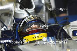 05.03.2004 Melbourne, Australia, F1, Friday, March, Practice, Juan-Pablo Montoya, COL, Juan Pablo, BMW WilliamsF1 Team, FW26, Pitlane, Box, Garage. Formula 1 World Championship, Rd 1, Australian Grand Prix. www.xpb.cc, EMail: info@xpb.cc - copy of publication required for printed pictures. Every used picture is fee-liable. c Copyright: xpb.cc