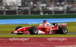 05.03.2004 Melbourne, Australia, F1, Friday, March, Michael Schumacher, GER, Scuderia Ferrari Marlboro, F2004, Action, Track, Practice, Formula 1 World Championship, Rd 1, Australian Grand Prix. www.xpb.cc, EMail: info@xpb.cc - copy of publication required for printed pictures. Every used picture is fee-liable. c Copyright: xpb.cc