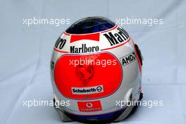 05.03.2004 Melbourne, Australia, F1, Friday, March, Rubens Barrichello, BRA, Ferrari  Helmet. Formula 1 World Championship, Rd 1, Australian Grand Prix. www.xpb.cc, EMail: info@xpb.cc - copy of publication required for printed pictures. Every used picture is fee-liable. c Copyright: photo4 / xpb.cc - LEGAL NOTICE: THIS PICTURE IS NOT FOR ITALY  AND GREECE  PRINT USE, KEINE PRINT BILDNUTZUNG IN ITALIEN  UND  GRIECHENLAND!
