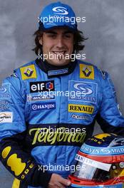 04.03.2004 Melbourne, Australia, F1, Thursday, March, Formula 1 Driver Portraits, Fernando Alonso, ESP, Renault F1 Team. Formula 1 World Championship, Rd 1, Australian Grand Prix. www.xpb.cc, EMail: info@xpb.cc - copy of publication required for printed pictures. Every used picture is fee-liable. c Copyright: xpb.cc