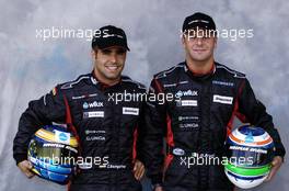 04.03.2004 Melbourne, Australia, F1, Thursday, March, Formula 1 Driver Portraits, -Zsolt Baumgartner, HUN, Minardi and Gianmaria Bruni, ITA,  Minardi. Formula 1 World Championship, Rd 1, Australian Grand Prix. www.xpb.cc, EMail: info@xpb.cc - copy of publication required for printed pictures. Every used picture is fee-liable. c Copyright: xpb.cc