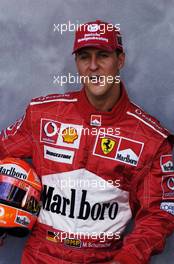 04.03.2004 Melbourne, Australia, F1, Thursday, March, Formula 1 Driver Portraits, Michael Schumacher, GER, Ferrari. Formula 1 World Championship, Rd 1, Australian Grand Prix. www.xpb.cc, EMail: info@xpb.cc - copy of publication required for printed pictures. Every used picture is fee-liable. c Copyright: xpb.cc