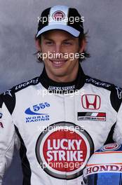 04.03.2004 Melbourne, Australia, F1, Thursday, March, Formula 1 Driver Portraits, Jenson Button, GBR, BAR Honda. Formula 1 World Championship, Rd 1, Australian Grand Prix. www.xpb.cc, EMail: info@xpb.cc - copy of publication required for printed pictures. Every used picture is fee-liable. c Copyright: xpb.cc