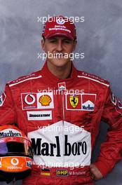 04.03.2004 Melbourne, Australia, F1, Thursday, March, Formula 1 Driver Portraits, Michael Schumacher, GER, Ferrari . Formula 1 World Championship, Rd 1, Australian Grand Prix. www.xpb.cc, EMail: info@xpb.cc - copy of publication required for printed pictures. Every used picture is fee-liable. c Copyright: xpb.cc