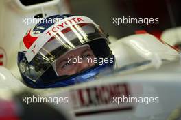 06.03.2004 Melbourne, Australia, F1, Saturday, March, Practice,  Olivier Panis, FRA, Panasonic Toyota Racing, TF104, Pitlane, Box, Garage. Formula 1 World Championship, Rd 1, Australian Grand Prix. www.xpb.cc, EMail: info@xpb.cc - copy of publication required for printed pictures. Every used picture is fee-liable. c Copyright: xpb.cc
