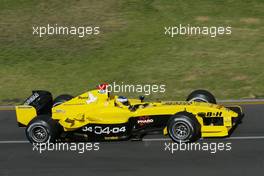 06.03.2004 Melbourne, Australia, F1, Saturday, March, Practice, Nick Heidfeld, GER, Jordan Ford, EJ14, Action, Track . Formula 1 World Championship, Rd 1, Australian Grand Prix. www.xpb.cc, EMail: info@xpb.cc - copy of publication required for printed pictures. Every used picture is fee-liable. c Copyright: xpb.cc