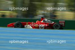 06.03.2004 Melbourne, Australia, F1, Saturday, March, Michael Schumacher, GER, Scuderia Ferrari Marlboro, F2004, Action, Track . Formula 1 World Championship, Rd 1, Australian Grand Prix Practice.  www.xpb.cc, EMail: info@xpb.cc - copy of publication required for printed pictures. Every used picture is fee-liable. c Copyright: reporter images / xpb.cc - LEGAL NOTICE: THIS PICTURE IS NOT FOR GREECE PRINT USE, KEINE PRINT BILDNUTZUNG IN GRIECHENLAND!