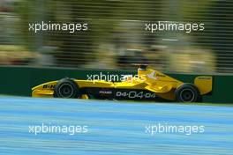 06.03.2004 Melbourne, Australia, F1, Saturday, March, Nick Heidfeld, GER, Jordan Ford, EJ14, Action, Track . Formula 1 World Championship, Rd 1, Australian Grand Prix Practice.  www.xpb.cc, EMail: info@xpb.cc - copy of publication required for printed pictures. Every used picture is fee-liable. c Copyright: reporter images / xpb.cc - LEGAL NOTICE: THIS PICTURE IS NOT FOR GREECE PRINT USE, KEINE PRINT BILDNUTZUNG IN GRIECHENLAND!
