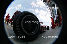 06.03.2004 Melbourne, Australia, F1, Saturday, March, Practice, Michael Schumacher, GER, Scuderia Ferrari Marlboro, F2004, Action, Track. Formula 1 World Championship, Rd 1, Australian Grand Prix. www.xpb.cc, EMail: info@xpb.cc - copy of publication required for printed pictures. Every used picture is fee-liable. c Copyright: xpb.cc