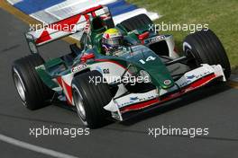 06.03.2004 Melbourne, Australia, F1, Saturday, March, Mark Webber, AUS, Jaguar Racing, R5, Action, Track . Formula 1 World Championship, Rd 1, Australian Grand Prix Practice.  www.xpb.cc, EMail: info@xpb.cc - copy of publication required for printed pictures. Every used picture is fee-liable.c Copyright: photo4 / xpb.cc - LEGAL NOTICE: THIS PICTURE IS NOT FOR ITALY  AND GREECE  PRINT USE, KEINE PRINT BILDNUTZUNG IN ITALIEN  UND  GRIECHENLAND!