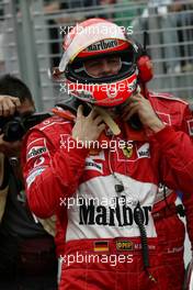 07.03.2004 Melbourne, Australia, F1, Sunday, March, Grid, Michael Schumacher, GER, Ferrari . Formula 1 World Championship, Rd 1, Australian Grand Prix. www.xpb.cc, EMail: info@xpb.cc - copy of publication required for printed pictures. Every used picture is fee-liable. c Copyright: photo4 / xpb.cc - LEGAL NOTICE: THIS PICTURE IS NOT FOR ITALY  AND GREECE  PRINT USE, KEINE PRINT BILDNUTZUNG IN ITALIEN  UND  GRIECHENLAND!