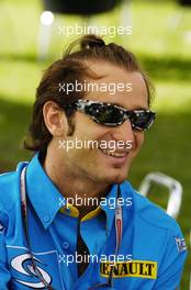 04.03.2004 Melbourne, Australia, F1, Thursday, March, Jarno Trulli, ITA, Renault F1 Team. Formula 1 World Championship, Rd 1, Australian Grand Prix. www.xpb.cc, EMail: info@xpb.cc - copy of publication required for printed pictures. Every used picture is fee-liable. c Copyright: xpb.cc