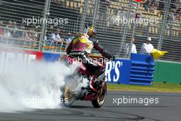 04.03.2004 Melbourne, Australia, F1, Thursday, March, Motor Bike Demostration. Formula 1 World Championship, Rd 1, Australian Grand Prix. www.xpb.cc, EMail: info@xpb.cc - copy of publication required for printed pictures. Every used picture is fee-liable. c Copyright: reporter images / xpb.cc - LEGAL NOTICE: THIS PICTURE IS NOT FOR GREECE PRINT USE, KEINE PRINT BILDNUTZUNG IN GRIECHENLAND!