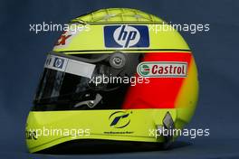 04.03.2004 Melbourne, Australia, F1, Thursday, March, Ralf Schumacher, GER, BMW WilliamsF1  Helmet. Formula 1 World Championship, Rd 1, Australian Grand Prix. www.xpb.cc, EMail: info@xpb.cc - copy of publication required for printed pictures. Every used picture is fee-liable. c Copyright: photo4 / xpb.cc - LEGAL NOTICE: THIS PICTURE IS NOT FOR ITALY  AND GREECE  PRINT USE, KEINE PRINT BILDNUTZUNG IN ITALIEN  UND  GRIECHENLAND! 