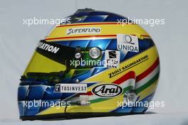 04.03.2004 Melbourne, Australia, F1, Thursday, March, Zsolt Baumgartner, HUN, Minardi Helmet. Formula 1 World Championship, Rd 1, Australian Grand Prix. www.xpb.cc, EMail: info@xpb.cc - copy of publication required for printed pictures. Every used picture is fee-liable. c Copyright: photo4 / xpb.cc - LEGAL NOTICE: THIS PICTURE IS NOT FOR ITALY  AND GREECE  PRINT USE, KEINE PRINT BILDNUTZUNG IN ITALIEN  UND  GRIECHENLAND! 