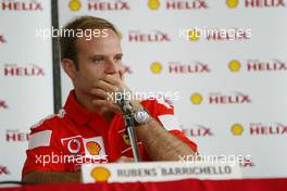 04.03.2004 Melbourne, Australia, F1, Thursday, March, Shell Press Conference with Rubens Barrichello, BRA, Ferrari in the "Shell House", Formula 1 World Championship, Rd 1, Australian Grand Prix. www.xpb.cc, EMail: info@xpb.cc - copy of publication required for printed pictures. Every used picture is fee-liable. c Copyright: xpb.cc