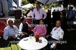 04.03.2004 Melbourne, Australia, F1, Thursday, March, L-R, Flavio Briatore, ITA, Renault, Teamchief, Managing Director, Mario Theissen, Dr., GER, BMW Motorsport Director, Jean Todt, FRA, Ferrari, Teamchief, General Manager, GES, and Peter Sauber, SUI, Sauber, Teamchief, Team Principal. Formula 1 World Championship, Rd 1, Australian Grand Prix. www.xpb.cc, EMail: info@xpb.cc - copy of publication required for printed pictures. Every used picture is fee-liable. c Copyright: xpb.cc