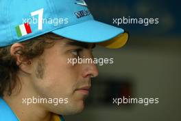 04.03.2004 Melbourne, Australia, F1, Thursday, March, Fernando Alonso, ESP, Renault F1 Team. Formula 1 World Championship, Rd 1, Australian Grand Prix. www.xpb.cc, EMail: info@xpb.cc - copy of publication required for printed pictures. Every used picture is fee-liable. c Copyright: reporter images / xpb.cc - LEGAL NOTICE: THIS PICTURE IS NOT FOR GREECE PRINT USE, KEINE PRINT BILDNUTZUNG IN GRIECHENLAND!