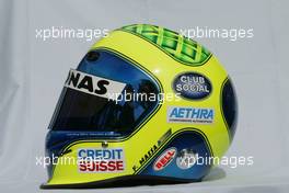 04.03.2004 Melbourne, Australia, F1, Thursday, March, Felipe Massa, BRA, Sauber  Helmet. Formula 1 World Championship, Rd 1, Australian Grand Prix. www.xpb.cc, EMail: info@xpb.cc - copy of publication required for printed pictures. Every used picture is fee-liable. c Copyright: photo4 / xpb.cc - LEGAL NOTICE: THIS PICTURE IS NOT FOR ITALY  AND GREECE  PRINT USE, KEINE PRINT BILDNUTZUNG IN ITALIEN  UND  GRIECHENLAND! 