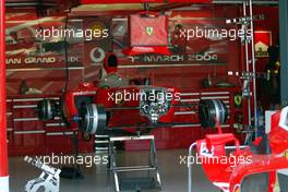 03.03.2004 Melbourne, Australia, F1, Wednesday, March, Box of  Ferrari, Feature, Formula 1 World Championship, Rd 1, Australian Grand Prix preperations. www.xpb.cc, EMail: info@xpb.cc - copy of publication required for printed pictures. Every used picture is fee-liable. c Copyright: xpb.cc