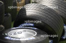03.03.2004 Melbourne, Australia, F1, Wednesday, March, Michelin intermediate tyres. Formula 1 World Championship, Rd 1, Australian Grand Prix preparations. www.xpb.cc, EMail: info@xpb.cc - copy of publication required for printed pictures. Every used picture is fee-liable. c Copyright: xpb.cc