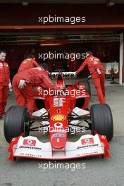 23.01.2004 Granollers, Spain, Michael Schumacher, GER, Scuderia Ferrari Marlboro, F2003-GA, Friday, January testing at the Circuit de Catalunya, Barcelona, Spanien, Testfahrten