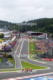 27.08.2004 Spa-Francorchamps, Belgium, F1, Friday, August, Michael Schumacher, GER, Scuderia Ferrari Marlboro, F2004, Action, Track - Formula 1 World Championship, Practice, Rd 14, Belgium Grand Prix, BEL, Belgium