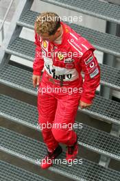 28.08.2004 Spa-Francorchamps, Belgium,  F1, Saturday, Michael Schumacher (GER), Scuderia Ferrari Marlboro, Portrait - Formula 1 World Championship, Rd 14, Belgium Grand Prix, BEL, Belgium