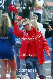 29.08.2004 Spa-Francorchamps, Belgium, F1, Sunday, August, Michael Schumacher, GER, Ferrari - Formula 1 World Championship, Rd 14, Belgium Grand Prix, BEL, Belgium