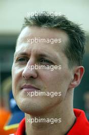 04.04.2004 Manama, Bahrain, F1, Sunday, April, Michael Schumacher, GER, Ferrari, Portrait, Formula 1 World Championship, Race, Rd 3, Bahrain Grand Prix, BHR